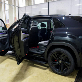 Выдвижные пороги ступени RRS для Volkswagen Teramont (2017-2023)