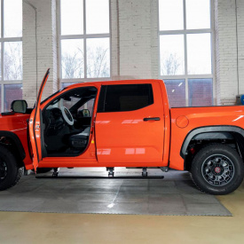 Выдвижные пороги ступени RRS для Toyota Tundra III (2021+)
