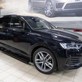 Выдвижные пороги RRS для Audi Q7 4L (2009–2015)