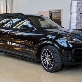 Выдвижные пороги RRS Porsche Cayenne III (2018+)
