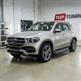 Выдвижные пороги RRS Mercedes-Benz GLE V167 (2018–2023)