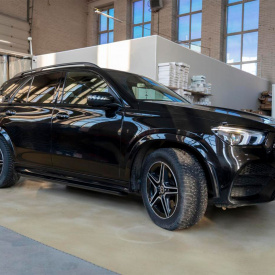 Выдвижные пороги RRS Mercedes-Benz GLE V167 (2018–2023)