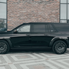 Молдинги Esthete на двери Cadillac Escalade 5 (2024+, рестайлинг)