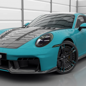 Карбоновые накладки Larte Edition на зеркала Porsche 911 Carrera