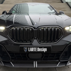 Сплиттер Larte Design Lite передненго бампера BMW X6 G06 LCI