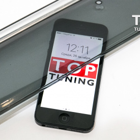 Дефлекторы с хромированной полосой на Nissan Murano 2 (Z51)