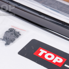 Элероны под М-Sport пороги для BMW 5 G30 / G31 (черные)