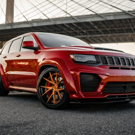 Сплиттер переднего бампера Renegade Tyrannos V3 для Jeep Grand Cherokee WK2