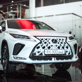 Передний бампер MTR Design (в сборе) для Lexus RX (2019-2022)