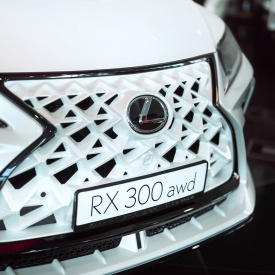 Передний бампер MTR Design (в сборе) для Lexus RX (2019-2022)
