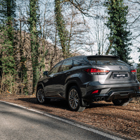 Задний бампер MTR Design (в сборе) для Lexus RX (2019-2022)