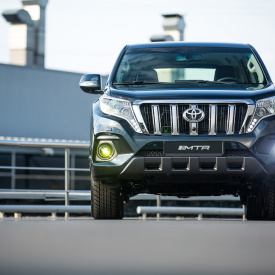 Передний бампер MTR Design (в сборе) для Toyota Land Cruiser Prado 150 (2013-2017, J150)