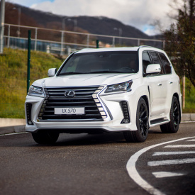 Передний бампер MTR Design (в сборе) для Lexus LX 450d / 570 (2015-2021, J201, рестайлинг 2)