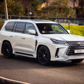 Передний бампер MTR Design (в сборе) для Lexus LX 450d / 570 (2015-2021, J201, рестайлинг 2)