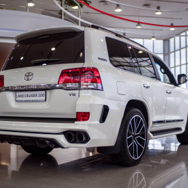 Задний бампер MTR Design (в сборе) для Toyota Land Cruiser 200 (2015-2021. J200)