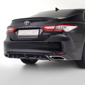 Диффузор заднего бампера MTR Design с насадками для Toyota Camry (2017-2021, XV70)