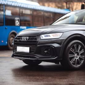 Передний бампер MTR Design (в сборе) для Audi Q5 S-line (2017-2020)