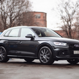 Передний бампер MTR Design (в сборе) для Audi Q5 S-line (2017-2020)