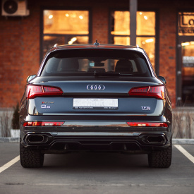 Задний бампер MTR Design (в сборе) для Audi Q5 S-line (2017-2020)