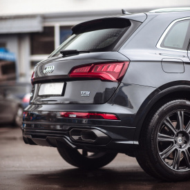 Задний бампер MTR Design (в сборе) для Audi Q5 S-line (2017-2020)