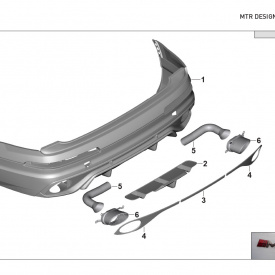 Обвес MTR Design для Audi Q7 S-line (2015-2019)