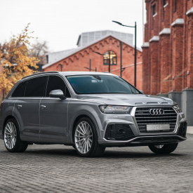 Передний бампер MTR Design (в сборе) для Audi Q7 S-line (2015-2019)