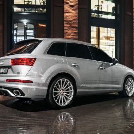 Задний бампер MTR Design (в сборе) для Audi Q7 S-line (2015-2019)