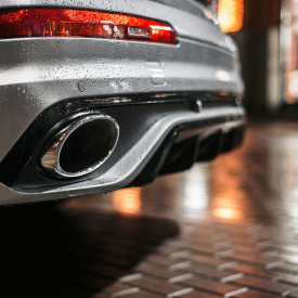 Задний бампер MTR Design (в сборе) для Audi Q7 S-line (2015-2019)