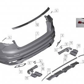 Обвес MTR Design для Audi Q8 (4M80, 2018-2023)