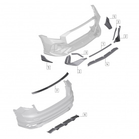Обвес MTR Design для Audi Q8 (4M80, 2018-2023)
