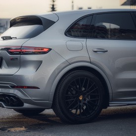 Задний бампер MTR Design (в сборе) для Porsche Cayenne (2017-2023, 9Y3)