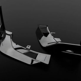 Элероны Signature Larte Design для бампера переднего Mercedes AMG GT 63 (2017-2025)