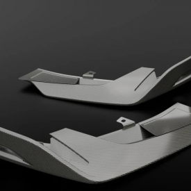 Элероны Signature Larte Design для бампера переднего Mercedes AMG GT 63 (2017-2025)