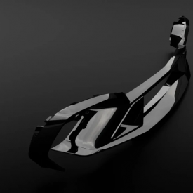 Центральная накладка Signature Larte Design для переднего бампера Mercedes AMG GT 63 (2017-2025)