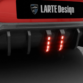 Диффузор Signature Larte Design для заднего бампера Mercedes AMG GT 63 (2017-2025)