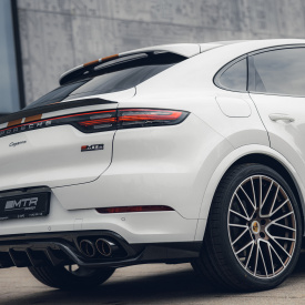 Карбоновый диффузор MTR Design для заднего бампера Porsche Cayenne Coupe (2017-2023, 9Y3)