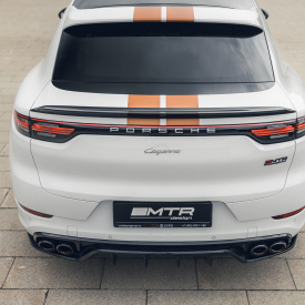 Карбоновый диффузор MTR Design для заднего бампера Porsche Cayenne Coupe (2017-2023, 9Y3)