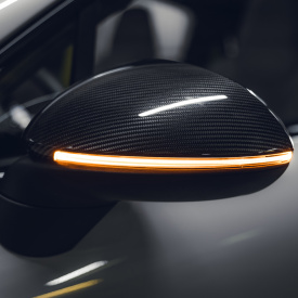 Карбоновые накладки MTR Design на зеркала Porsche Cayenne Coupe (2017-2023, 9Y3)