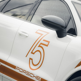 Карбоновые накладки MTR Design на зеркала Porsche Cayenne Coupe (2017-2023, 9Y3)