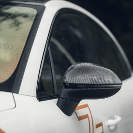 Карбоновые накладки MTR Design на зеркала Porsche Cayenne Coupe (2017-2023, 9Y3)