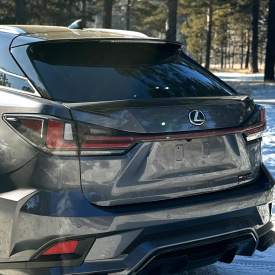 Карбоновый спойлер MTR Design для крышки багажника Lexus RX (2019-2022)