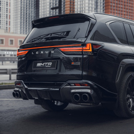 Задний бампер MTR Design (в сборе) для Lexus LX 500d / 600 (2021+, J301)