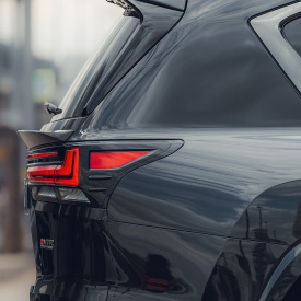 Нижний карбоновый спойлер MTR Design на крышку багажника Lexus LX 500d / 600 (2021+, J301)