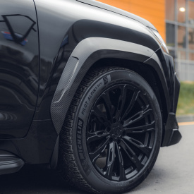 Карбоновые расширители колесных арок MTR Design (30 мм) для Lexus LX 500d / 600 (2021+, J301)