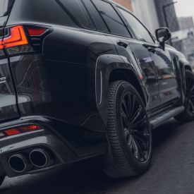 Карбоновые расширители колесных арок MTR Design (30 мм) для Lexus LX 500d / 600 (2021+, J301)