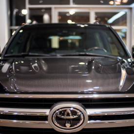 Карбоновая накладка  MTR Design на капот Toyota Land Cruiser 200 (2015-2021. J200)