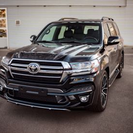 Карбоновая накладка  MTR Design на капот Toyota Land Cruiser 200 (2015-2021. J200)