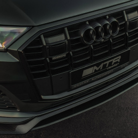 Карбоновый сплиттер MTR Design на передний бампер Audi Q7 S-Line / SQ7 (4M, 2019-2024)