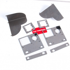 Переходные рамки для установки линз (1.5 и 1.8 дюйма) в фары Kia Sorento (2020-2023. с рефлекторными LED фарами)