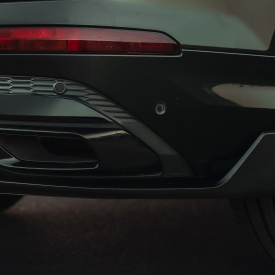 Карбоновые элероны МTR Design для заднего бампера Audi Q7 S-Line (4M, 2019-2024)